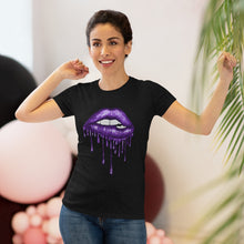 Load image into Gallery viewer, Purple Luscious Lips Triblend Tee
