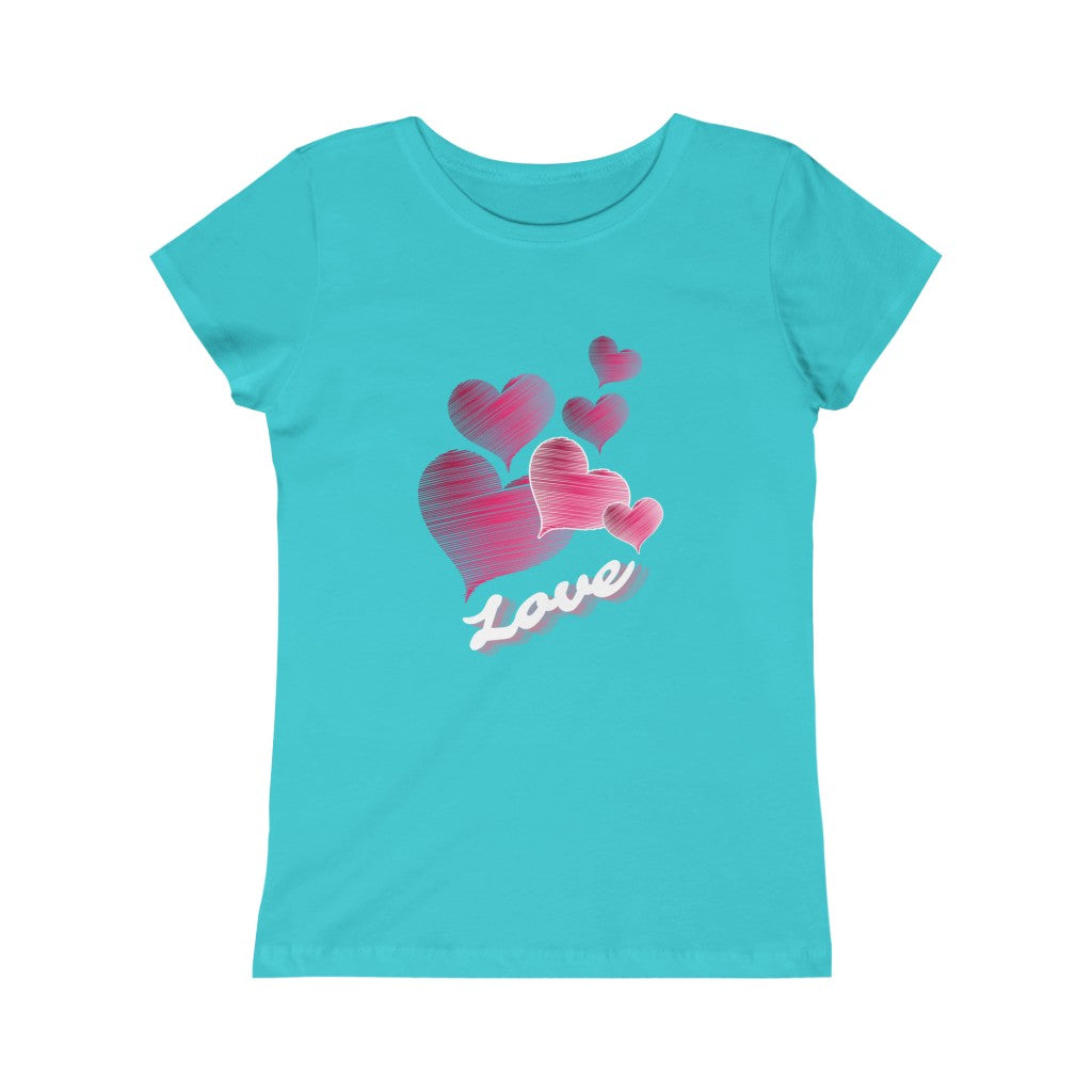 Girls Heart Love Tee