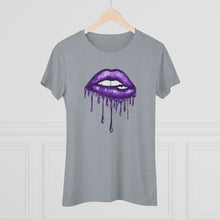 Load image into Gallery viewer, Purple Luscious Lips Triblend Tee
