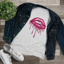 Load image into Gallery viewer, Pink Luscious Lips Triblend Tee
