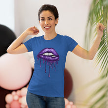 Load image into Gallery viewer, Purple Luscious Lips Triblend Tee
