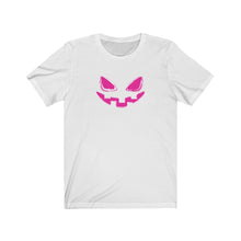 Load image into Gallery viewer, Jack O&#39;lantern Face Unisex Jersey Short Sleeve Tee
